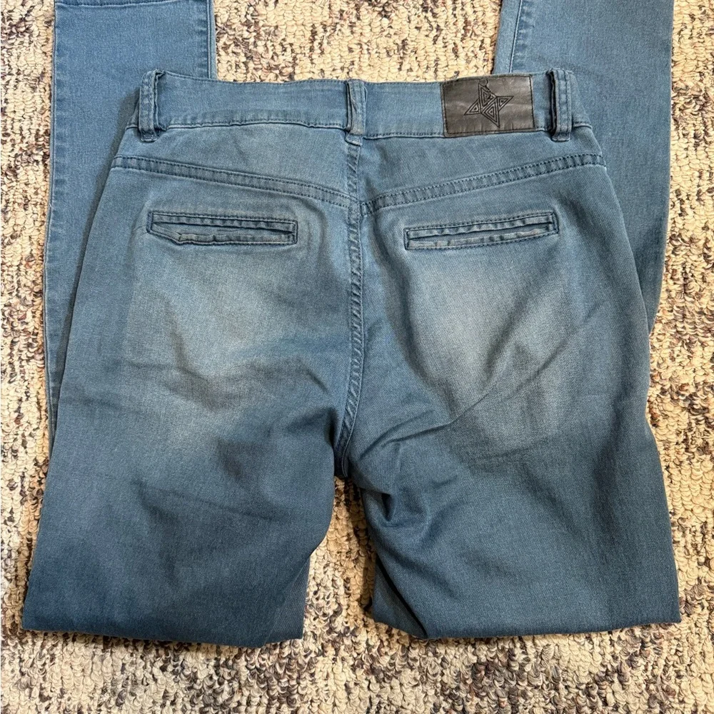 BCBG Denim Cropped Skinny Jeans